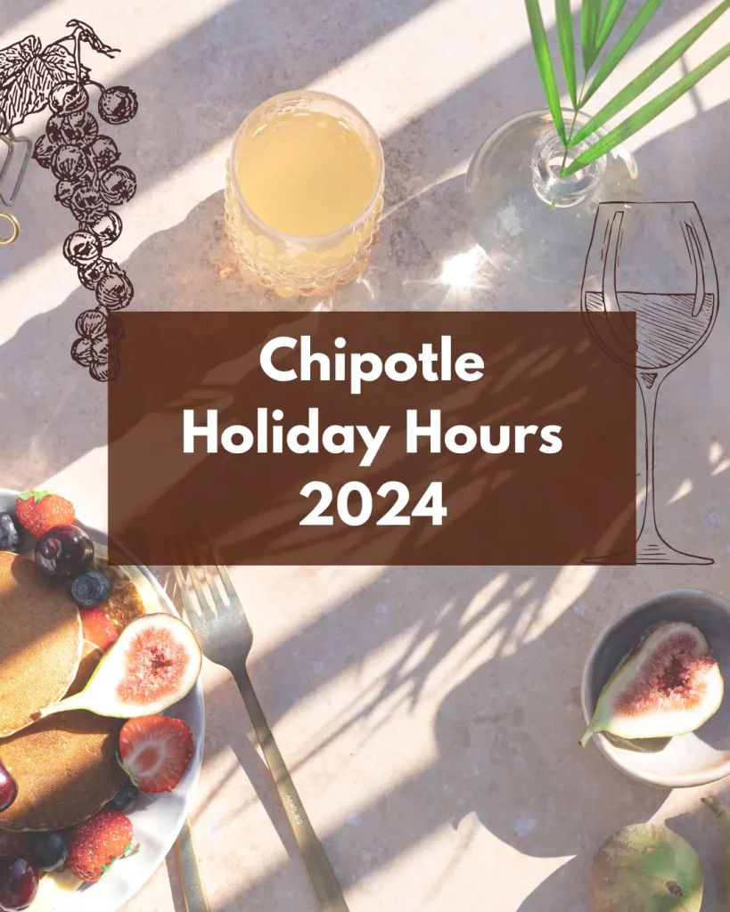 Chipotle Holiday Hours 2024